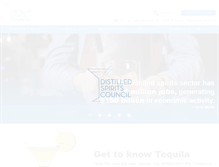 Tablet Screenshot of distilledspirits.org
